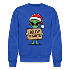 I Believe in Santa Sweatshirt – Funny Alien Christmas