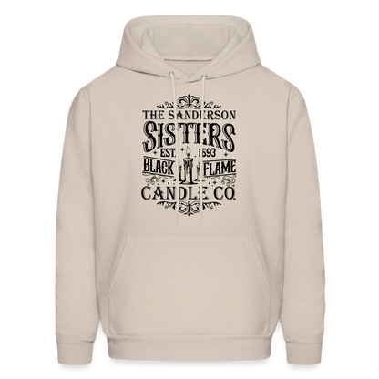 The Sanderson Sisters Black Flame Candle Co. Hoodie (Halloween) - Sand