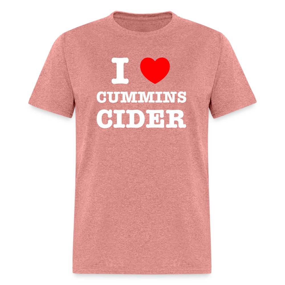 I Heart Cummins Cider T-Shirt - heather mauve