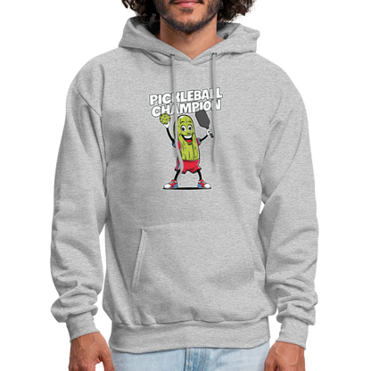 Pickleball Champion Hoodie - heather gray