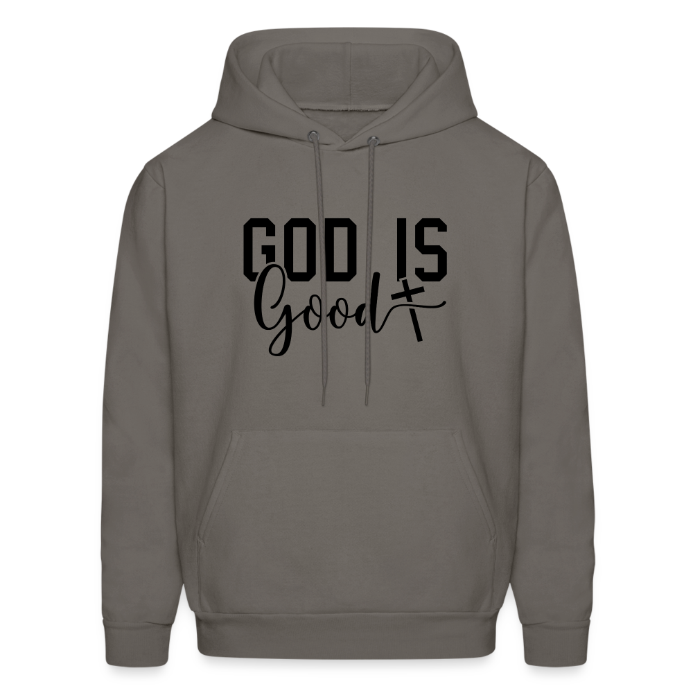 God is Good Hoodie - asphalt gray