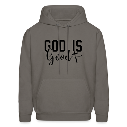 God is Good Hoodie - asphalt gray