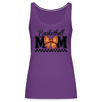 Basketball Mom Women’s Premium Tank Top - purple