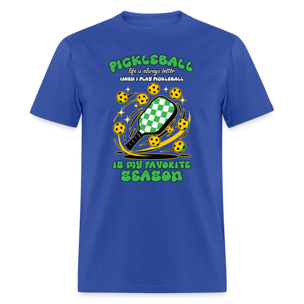 Pickleball Is My Favorite Season T-Shirt - royal blue