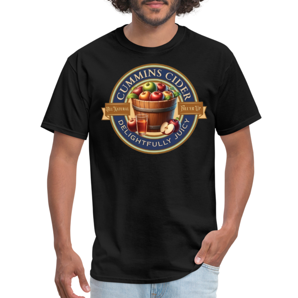 Cummins Cider (Funny Adult Humor) T-Shirt - black