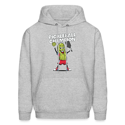 Pickleball Champion Hoodie - heather gray