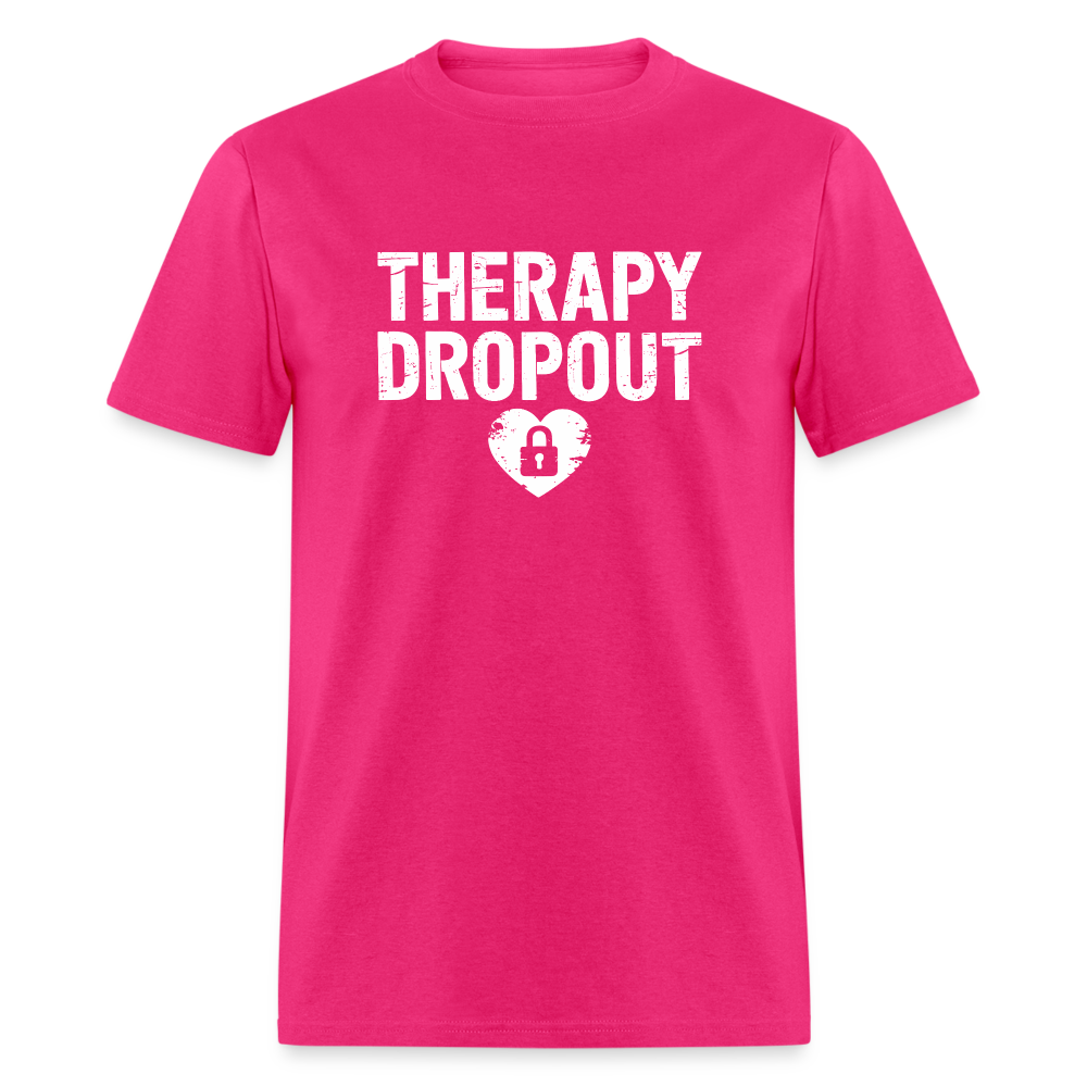 Therapy Dropout T-Shirt - fuchsia