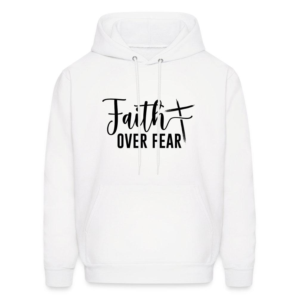 Faith Over Fear Hoodie - white