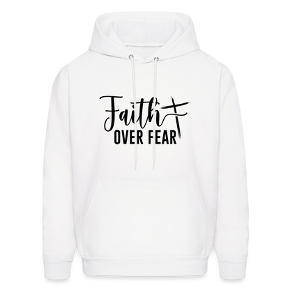 Faith Over Fear Hoodie - white