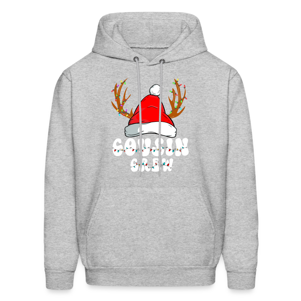 Cousin Crew Christmas Hoodie - heather gray