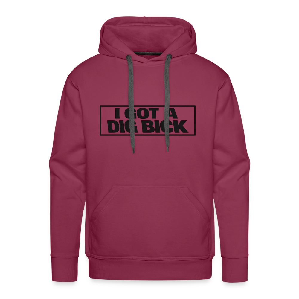 I Got A Dig Bick Funny Adult Humor Premium Hoodie Color: burgundy