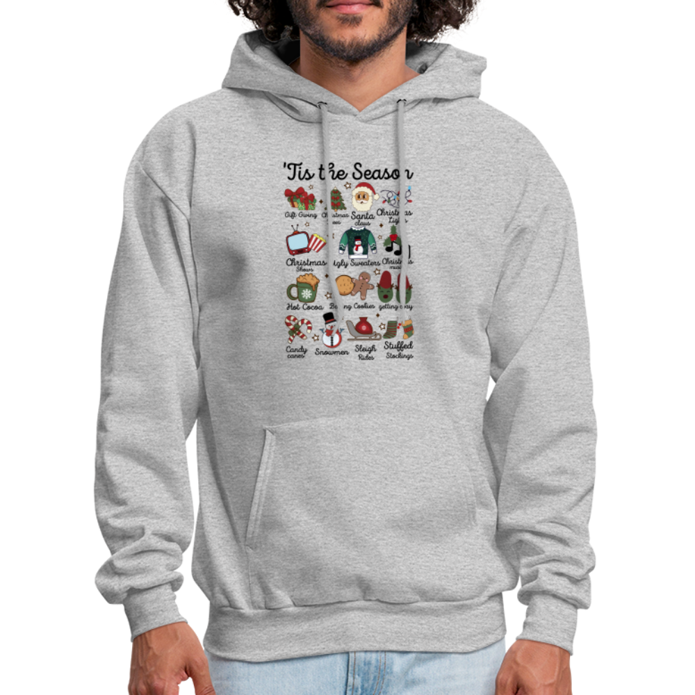 Tis The Season (Christmas) Hoodie - heather gray