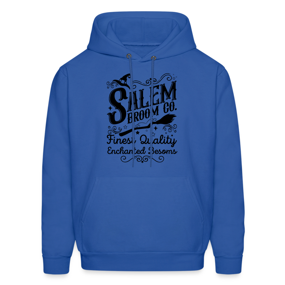 Salem Broom Co. Finest Quality Enchanted Besoms Hoodie (Halloween) - royal blue