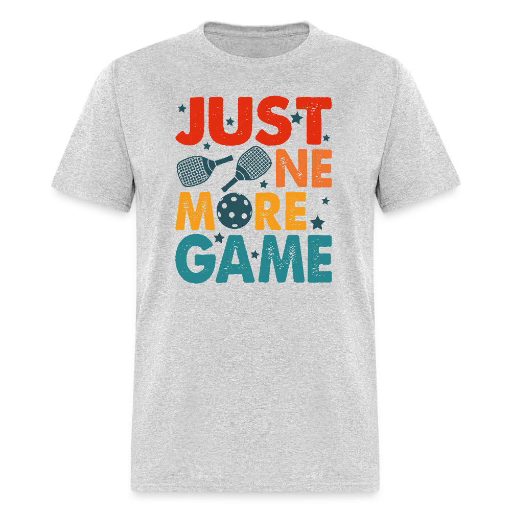 Just One More Game (Pickleball) T-Shirt - heather gray