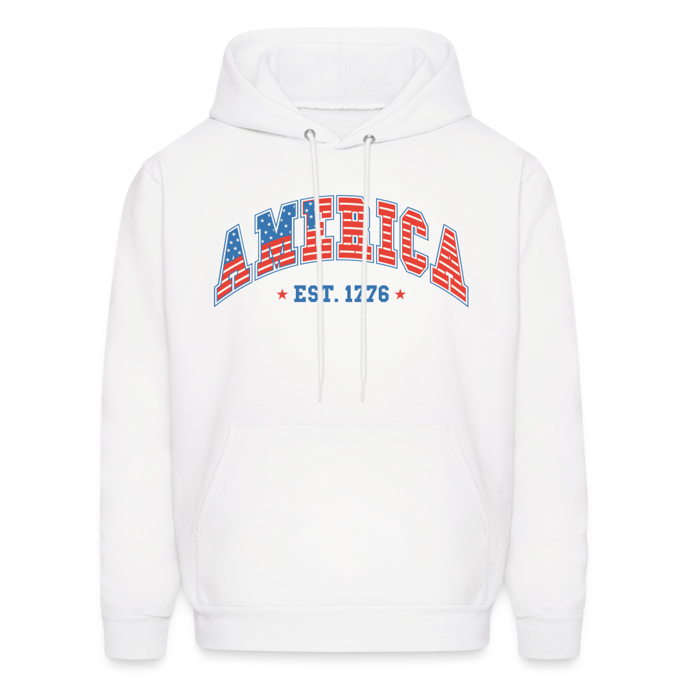 American 1776 Hoodie - white