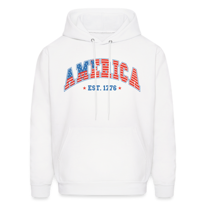 American 1776 Hoodie - white