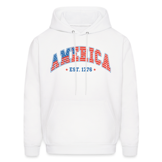 American 1776 Hoodie - white