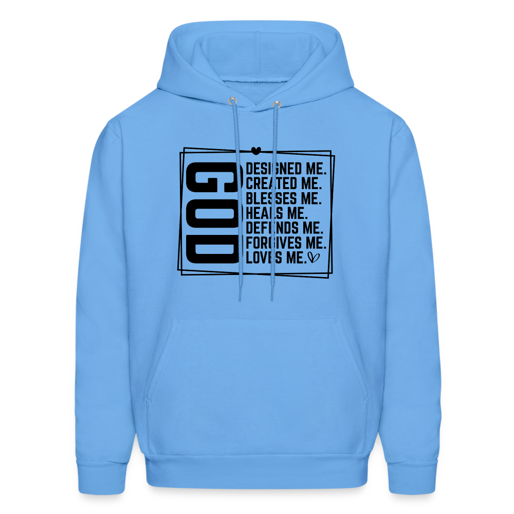 GOD Designed Me Hoodie - carolina blue