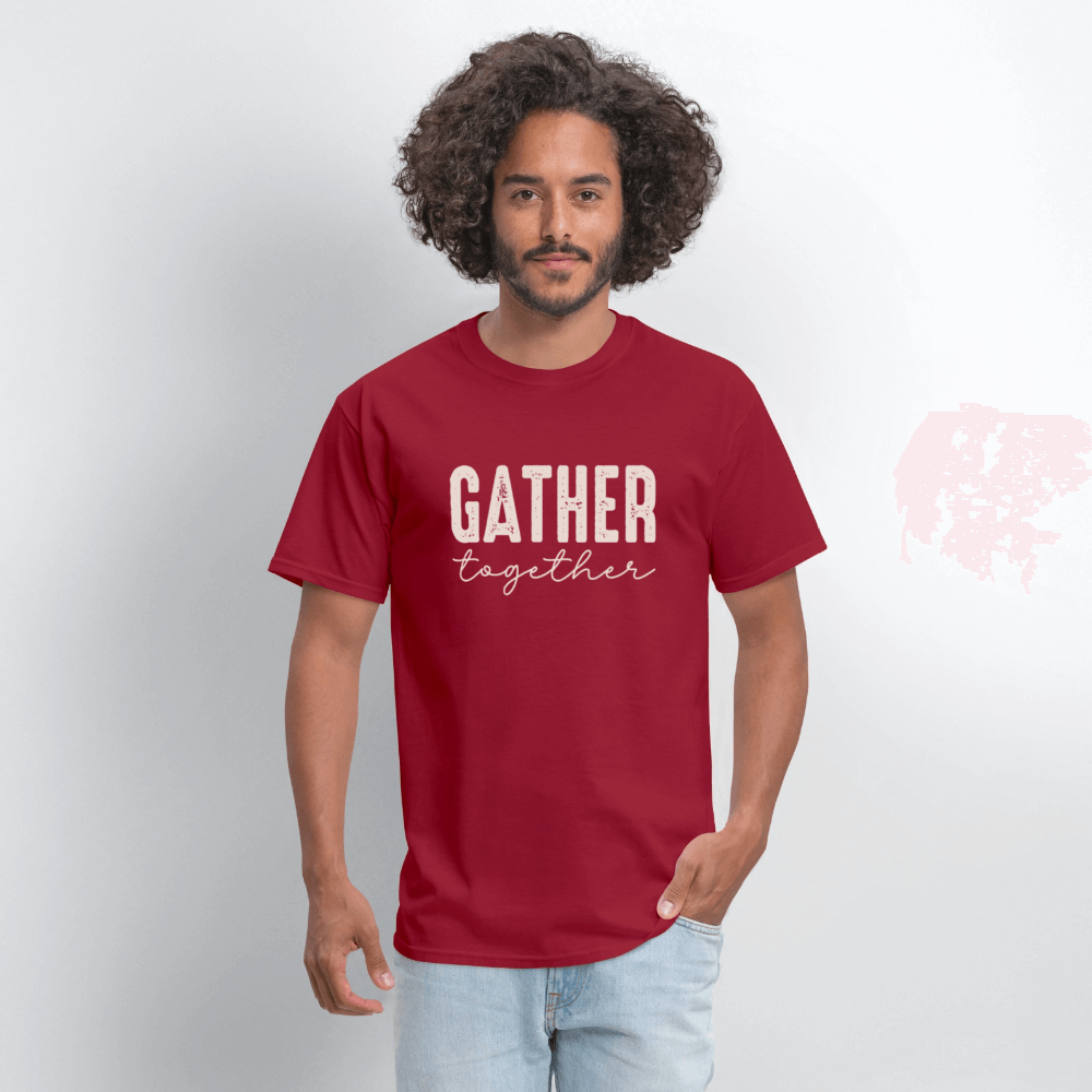 Gather Together (Thanksgiving) T-Shirt Color: safari