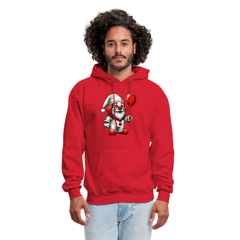 Gnome Clown Hoodie - red