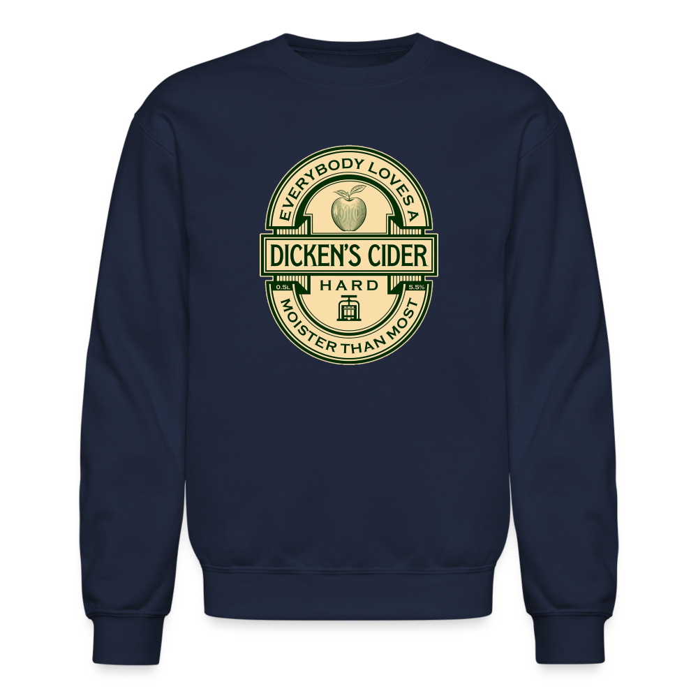 Dicken's Cider Men's Premium Long Sleeve Sweatshirt - navy