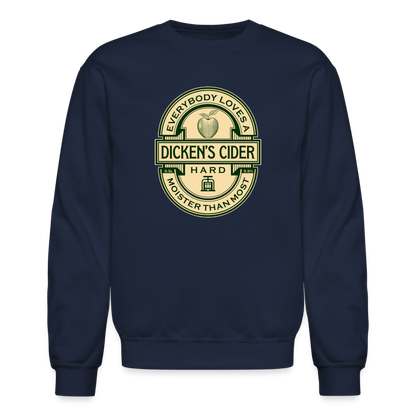 Dicken's Cider Men's Premium Long Sleeve Sweatshirt - navy