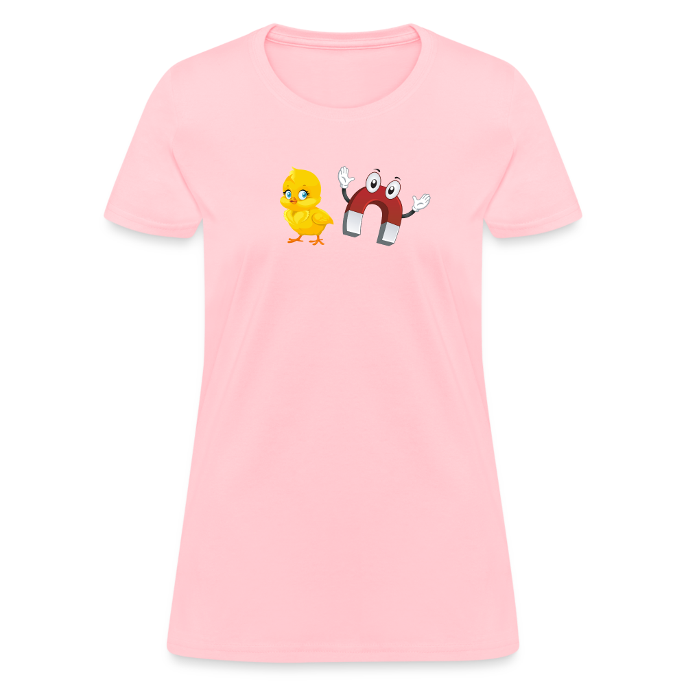 Chick Magnet Women's Contoured T-Shirt - Color: pink