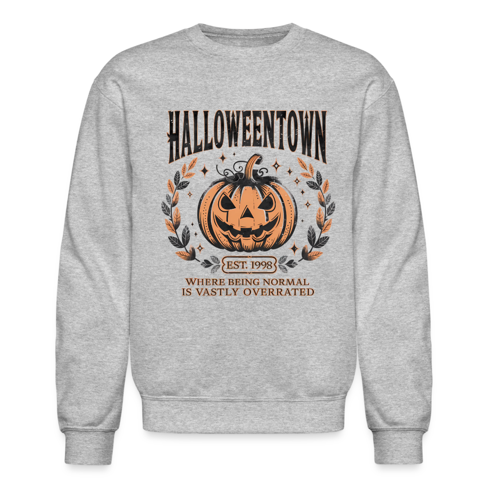 Halloweentown Sweatshirt (Where Normal is Overrated) - heather gray