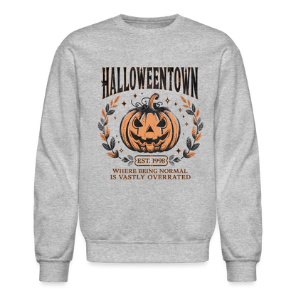 Halloweentown Sweatshirt (Where Normal is Overrated) - heather gray