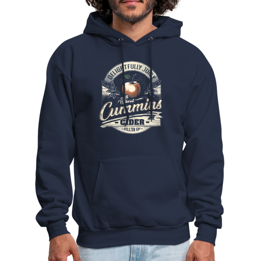 Vintage Cummins Cider (Funny Adult Humor) Hoodie - navy