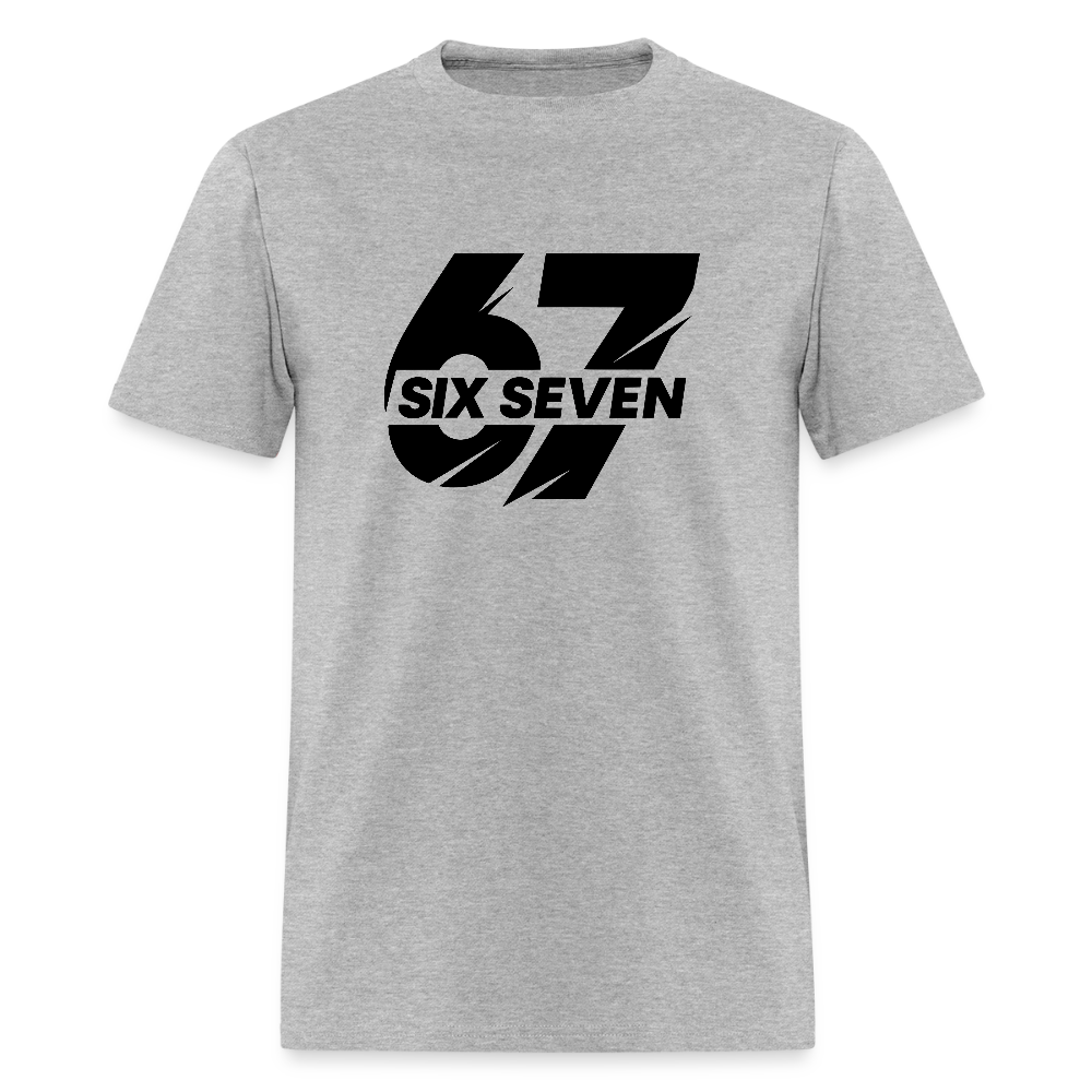 Six Seven 67 T-Shirt - heather gray