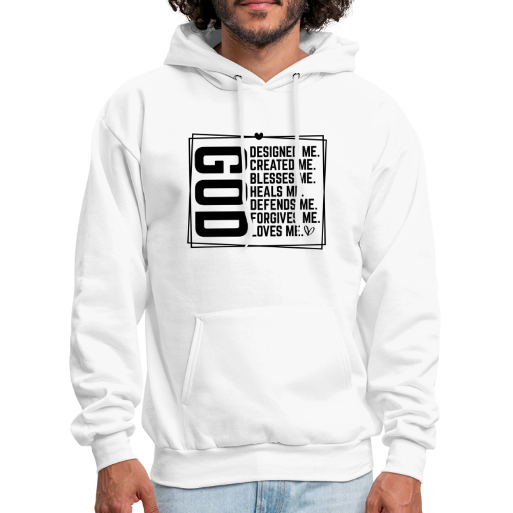 GOD Designed Me Hoodie - white