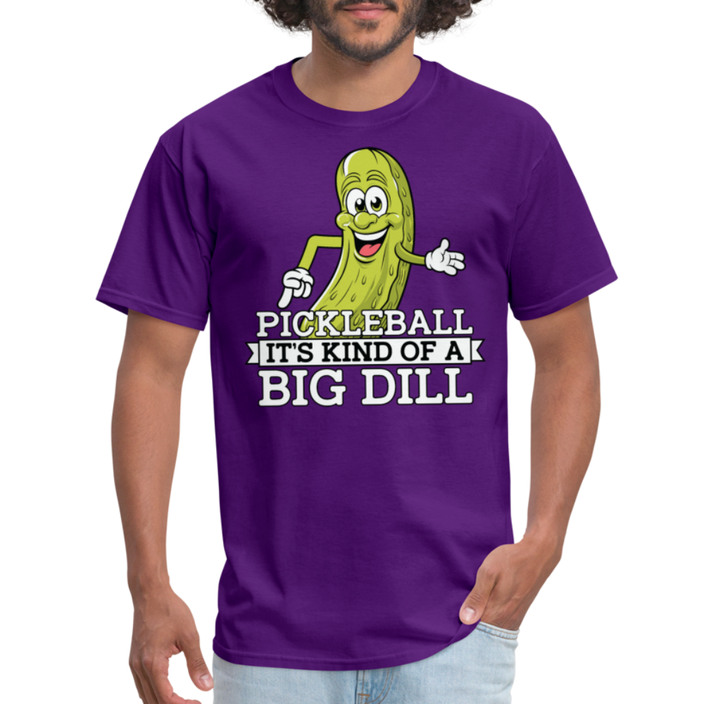 Pickleball It's Kind Of A Big Dill T-Shirt - purple