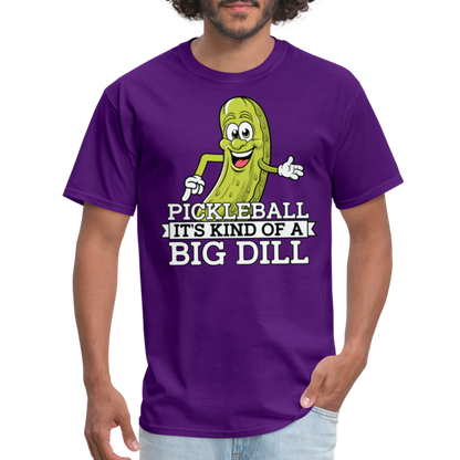 Pickleball It's Kind Of A Big Dill T-Shirt - purple