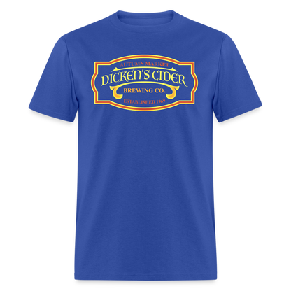 Dicken's Cider Brewing Co T-Shirt - royal blue