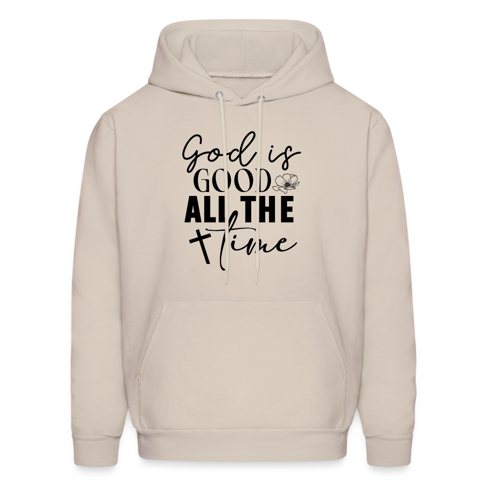 God is Good All The Time Hoodie - Sand