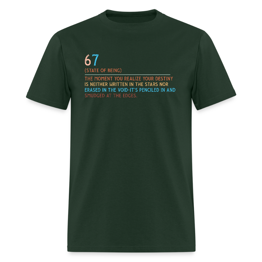 Six Seven Definition 67 T-Shirt - forest green