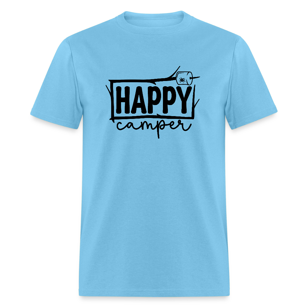 Happy Campers (Outdoors) T-Shirt - aquatic blue