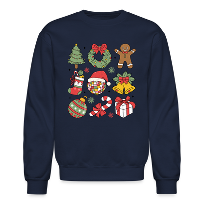 Christmas Holiday Season Sweatshirt - navy