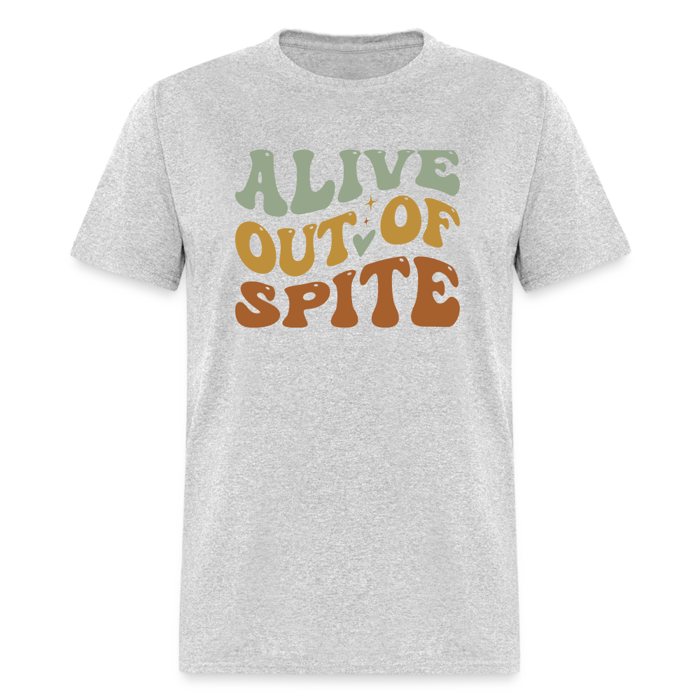 Alive Out Of Spite T-Shirt - heather gray