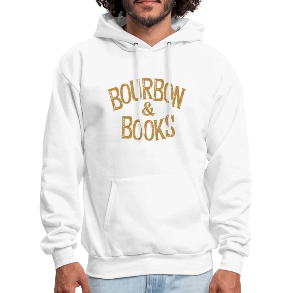 Bourbon & Books Hoodie - white