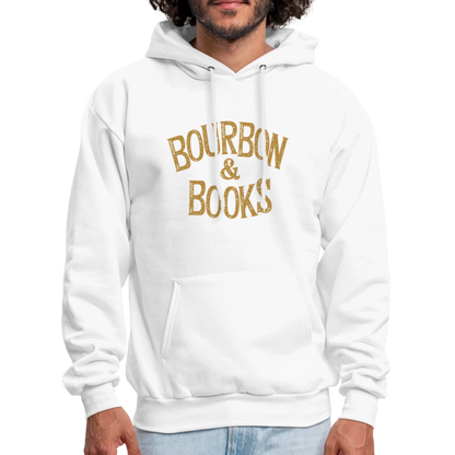 Bourbon & Books Hoodie - white