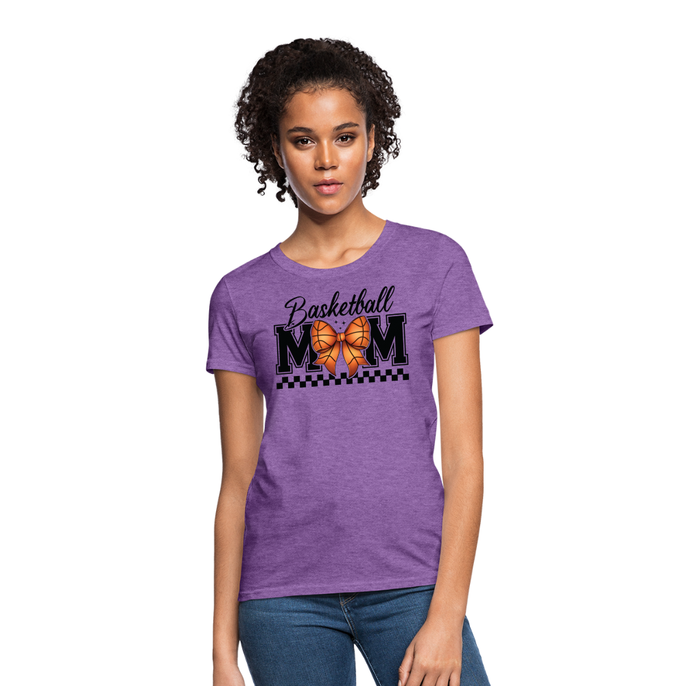 Basketball Mom Women's T-Shirt - purple heather