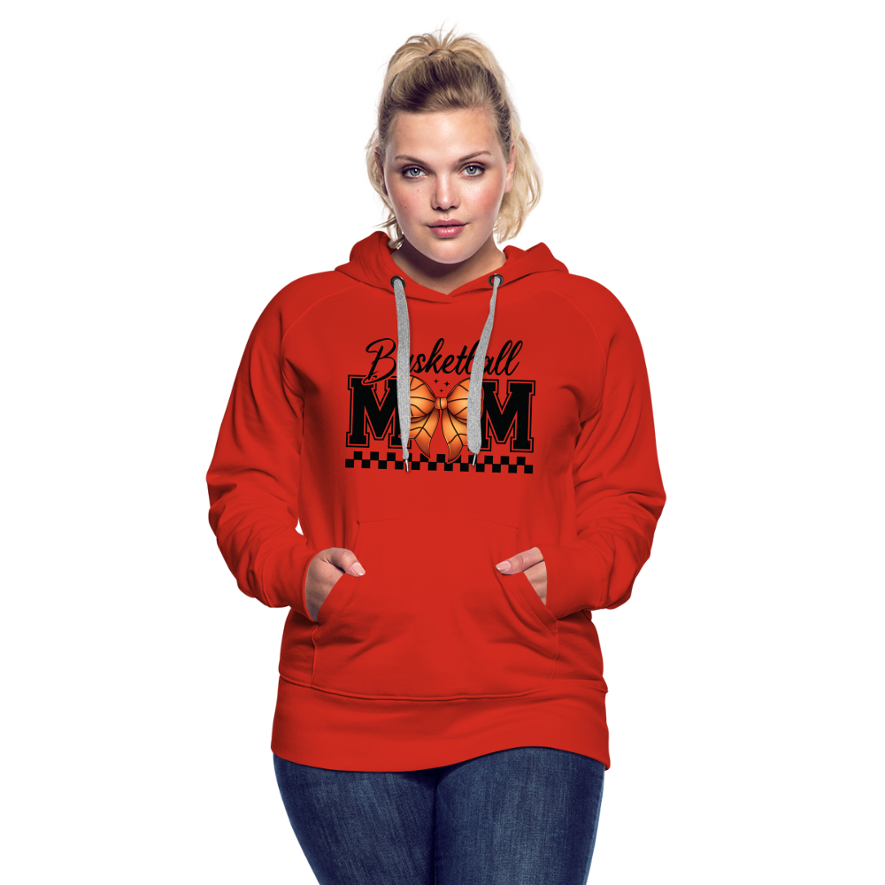 Basketball Mom Women’s Premium Hoodie - red