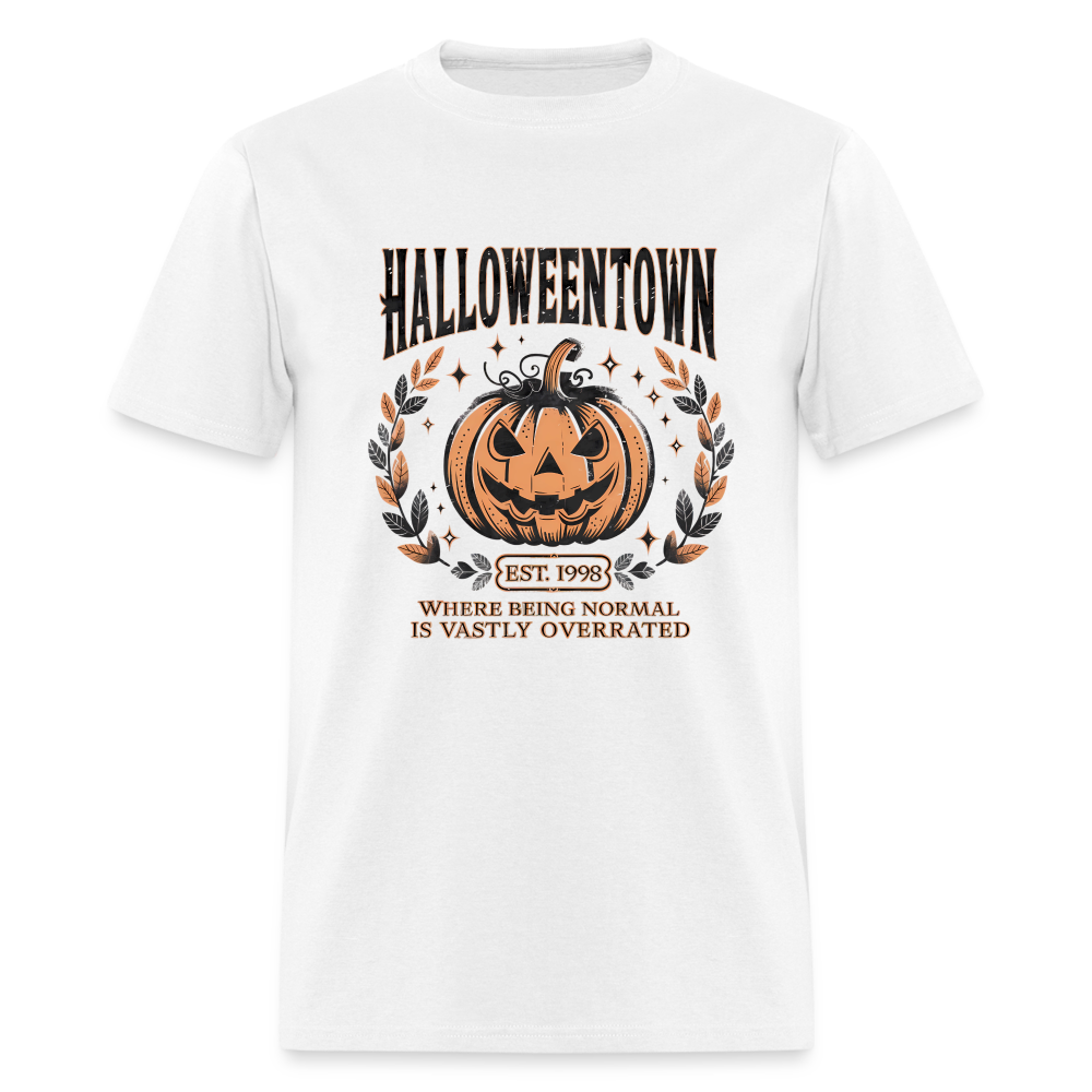 Halloweentown T-Shirt (Where Normal is Overrated) - white