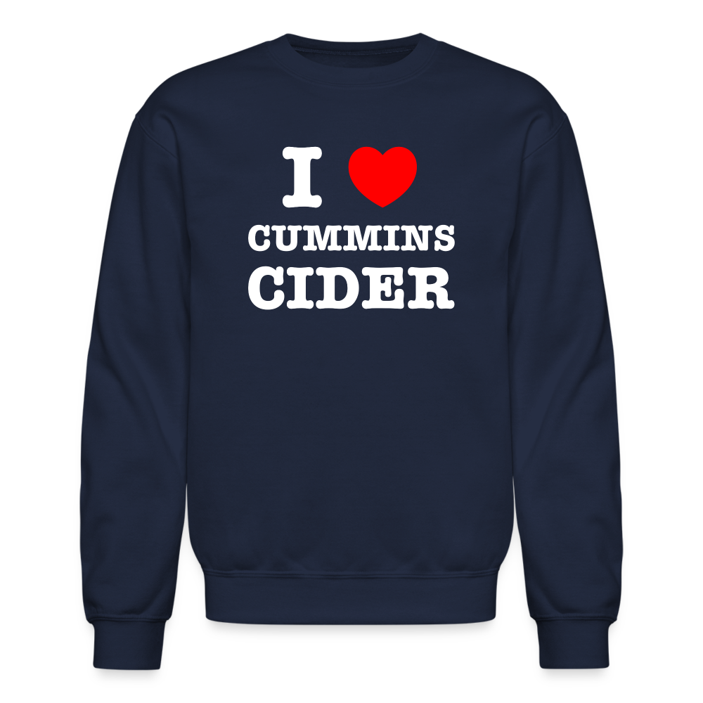 I Heart Cummins Cider Sweatshirt - navy