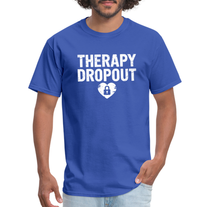 Therapy Dropout T-Shirt - royal blue