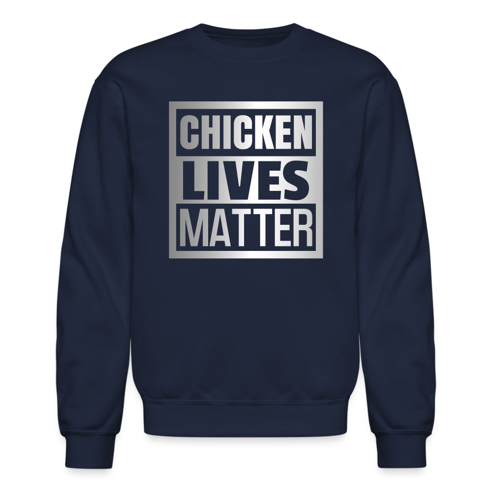 Chicken Lives Matter Sweatshirt - navy