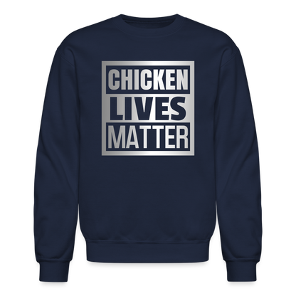 Chicken Lives Matter Sweatshirt - navy