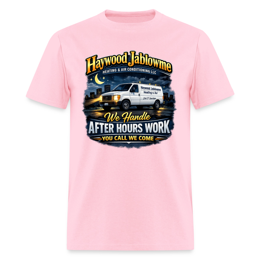Haywood Jablowme Funny HVAC T-Shirt Color: Black